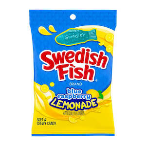 Animal Lollies: Swedish Fish Blue Raspberry 102g