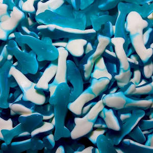 Animal Lollies: Blue White Sharks