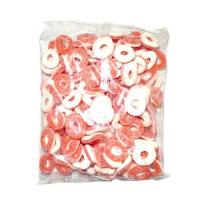 Strawberry Rings (1kg Bag)