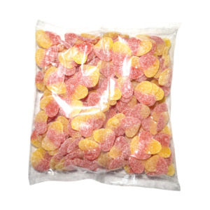 Sour Peach Hearts (1kg Bag)