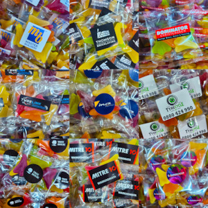 Promotional Lollies: BRANDED Jetplane Promo Bags SPECIAL - 30 gram