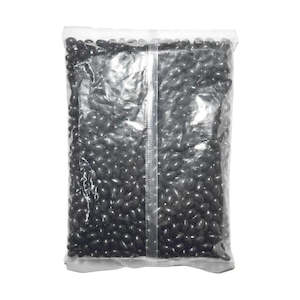 Halloween Lollies: Cola Black Jelly Beans (1kg Bag)