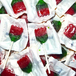 Blue Lollies: Lik A Brush Red & Green 14g (1pc)