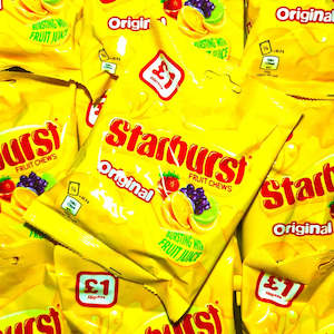 American Candy Nz: Starbursts Originals 127g