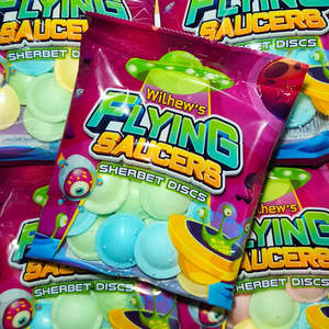 Sour Lollies: Flying Saucers 50g