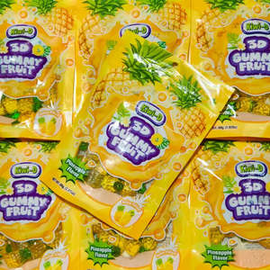 Gummy Lollies: 3D Gummy Pineapple 80g