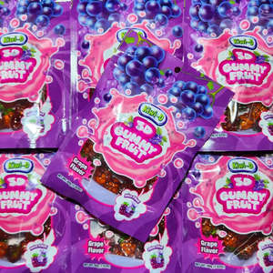 Gummy Lollies: 3D Gummy Grapes 80g