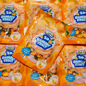 Gummy Lollies: 3D Gummy Oranges 80g