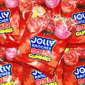 Sour Lollies: Jolly Rancher Awesome Reds Gummies 184g