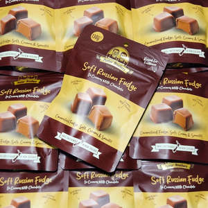 Chocolates: Russian Fudge in Creamy Milk Chocolate 130g