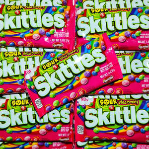 Sour Lollies: Original Sour Skittles Wild Berry 51g