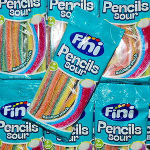 Sour Pencils Rainbow Shock 100g