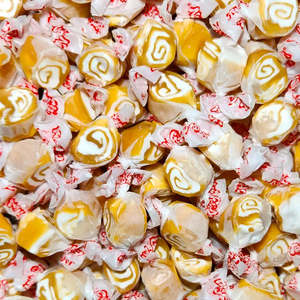Pick And Mix Lollies New Zealand: Caramel Swirl Salt Water Taffy