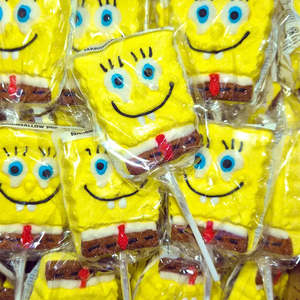 Lollies: SpongeBob Marshmallow Pop 45g