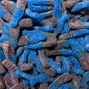 Sour Blue Raspberry Cola Bottles 2kg