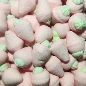 Uk Candy: Jelly Filled Marshmallow Strawberries 1kg