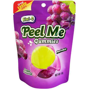 Novelties: Peel Me Grape 65g (24pcs)
