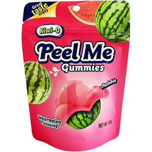 Novelties: Peel Me Watermelon 65g (24pcs)