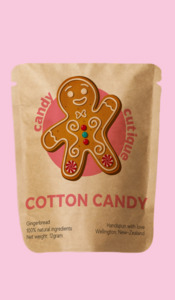 Candy Floss Bags: Gingerbread Candy Floss