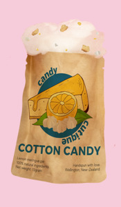 Candy Floss Bags: Lemon Meringue Pie Candy Floss