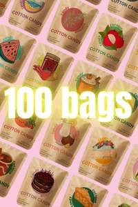 Bulk Candy Floss: 100 bags bulk