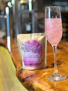 Sunset Pink Cotton Candy Glitter Bomb