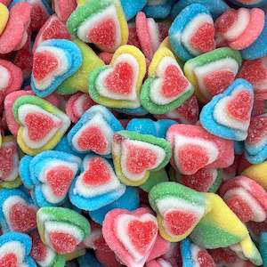 New Arrivals Sale: Rainbow Triple Hearts - Sugared