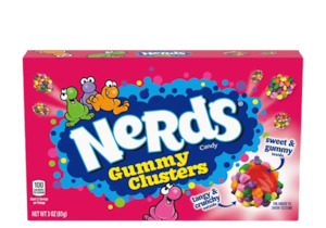 Our Nerds Range: NERDS GUMMY CLUSTERS RAINBOW THEATRE BOX