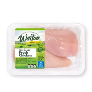 Products: Waitoa Free range breast Fillet 450gm Packet - Cantab Gourmet Chicken