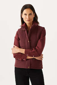 Vests Jackets: R.M.Williams Wilpena Vest Red Brown