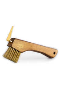 Hairy Pony Copper Bristle Wooden Hoof Pick