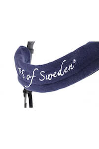 Bridles Reins Bits: PS OF SWEDEN BROWBAND COVER BLUE