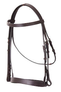 CAVALLINO SHOW BRIDLE WITH LEATHER REINS