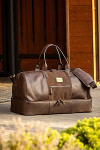 Luggage: LeMieux Luggage PU Leather Duffle Bag