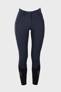 Breeches 1: Equestrian Stockholm Elite Jump Breeches Midnight Blue or Amaranth