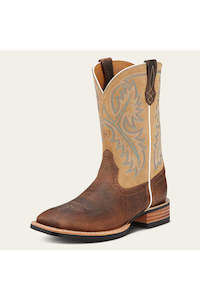 Western Boots: Ariat Quickdraw Tumbled Bark Men's Western Boots