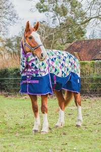 Winter Rugs: PONYO GEOMETRIC JUNGLE DETACH-A-NECK 100GM