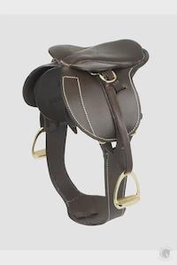 LeMieux Toy Pony Jump Saddle and Stud Girth Brown