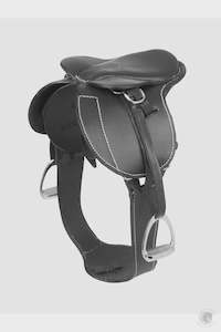 LeMieux Toy Pony Jump Saddle and Stud Girth Black