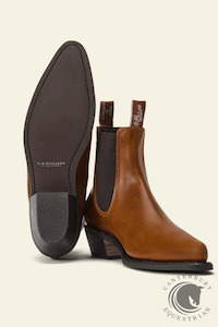 R.M. Williams Millicent boot Tan Pull-up Leather