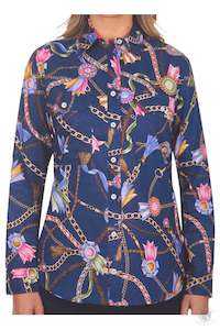 Woman's Jolie Full Placket Long Sleeve Shirt