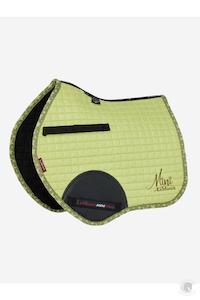 Lemieux Saddle Pads: LeMieux Mini Suede Jump Square Kiwi