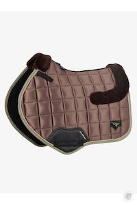 Lemieux Saddle Pads: LeMieux Merino+ Loire Classic Close Contact Square Walnut