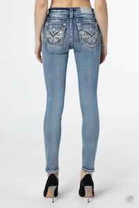 Miss Me: Miss Me Pop Wing Skinny Jeans