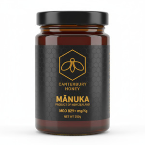 Canterbury Honey Mānuka Honey MGO 829+ 250gram