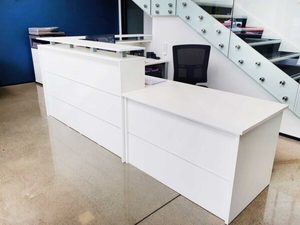 Products: Custom Reception - Melamine - Canterbury Office Furniture