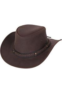 Casual Clothing: Double Hill Oklahoma Premium Leather Hat