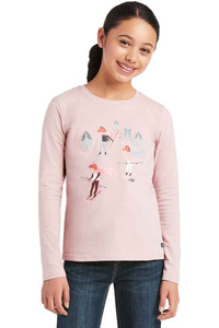 Kids Clothing: Ariat Girls Powder Ponies LS T-Shirt