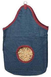 2 Tone Hay Bag - Navy/Burgundy