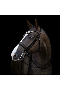 Lumiere: Lumiere 'Athens' Double Bridle - Black